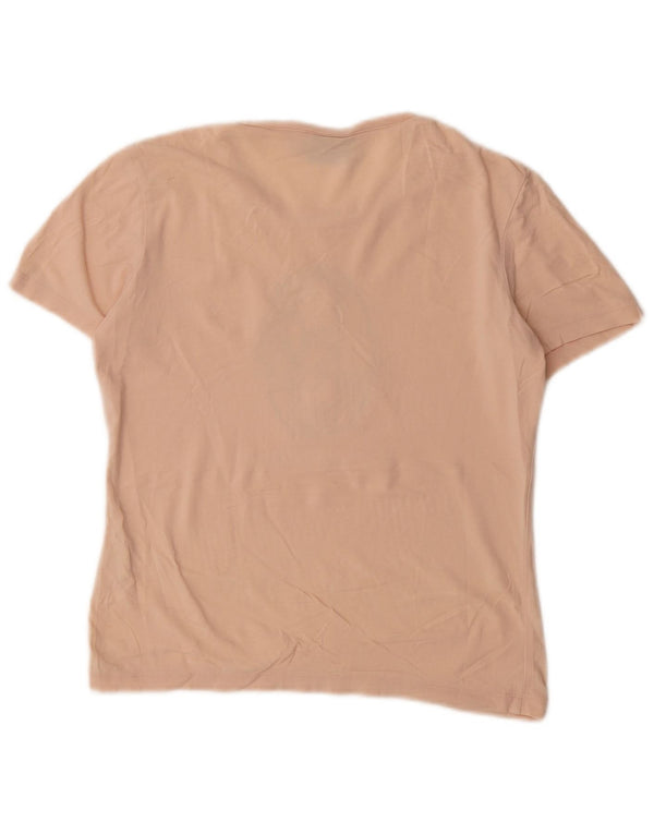 Conte of Florence Camiseta gráfica para mujer Top UK 10 Small Pink Cotton