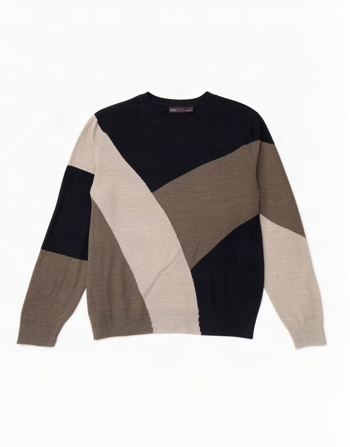 Marks & Spencer - Jersey de cuello redondo para mujer, talla 40, color gris medio