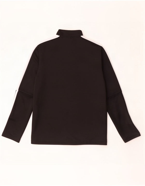 Adidas Mujer Aeroready Chándal Top Chaqueta Reino Unido 16/18 Grande Negro