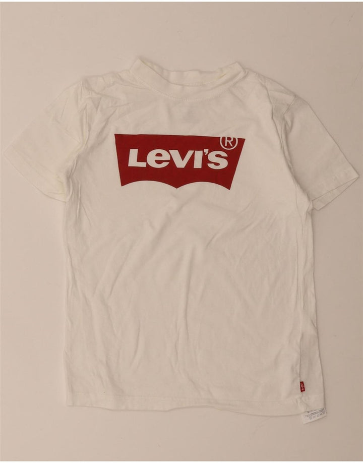 Levi's Camiseta gráfica para niño Top 11-12 años Blanco Algodón