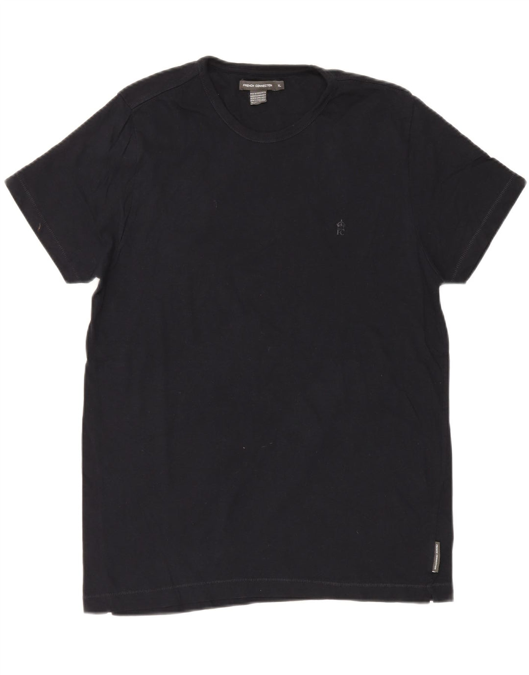 French Connection Camiseta Hombre Top XL Algodón Negro