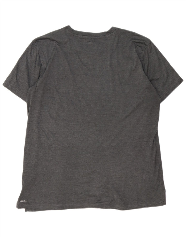 Camiseta Puma Hombre Graphic Top Poliéster Gris Medio