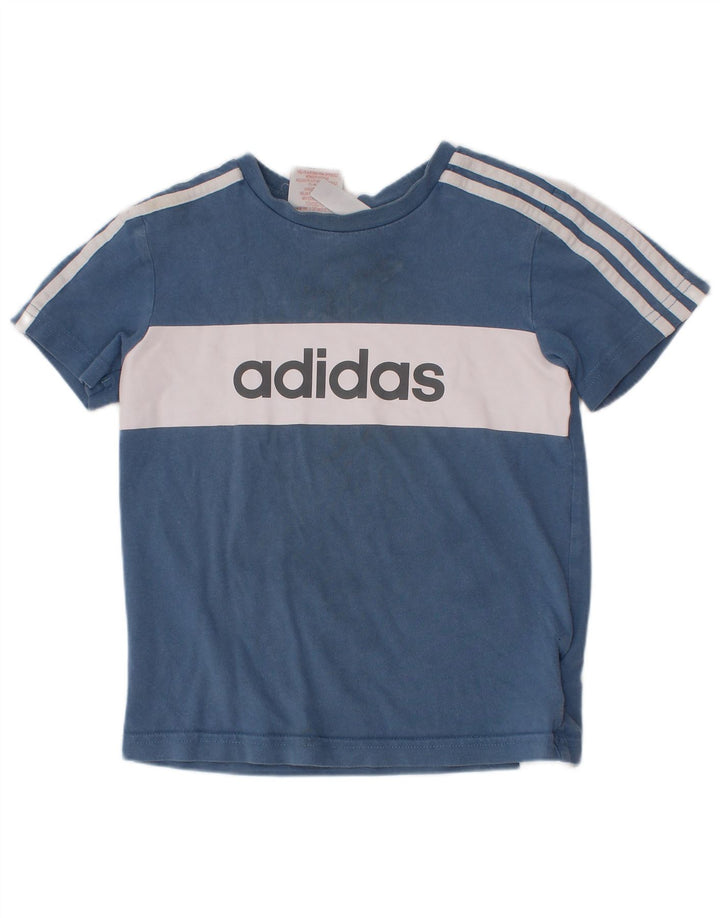 ADIDAS Conjunto gráfico de 2 piezas para niño 3-4 años Algodón color block azul