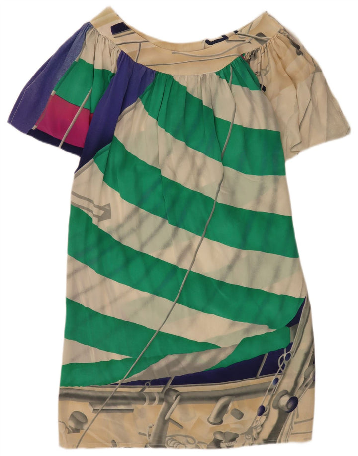 a Perla Vestido recto extragrande para mujer IT 44 Mediano Rayas multicolores