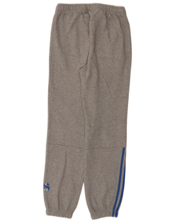 Adidas - Pantalón de chándal gráfico para niño (13-14 años), color gris moteado