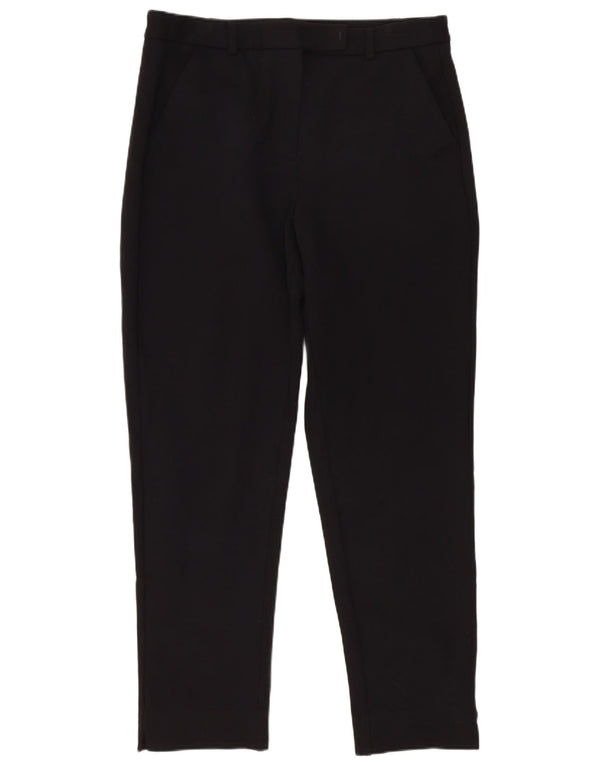 Marks & Spencer Pantalones de traje cónicos para mujer UK 12 Medium W30 L27 Negro