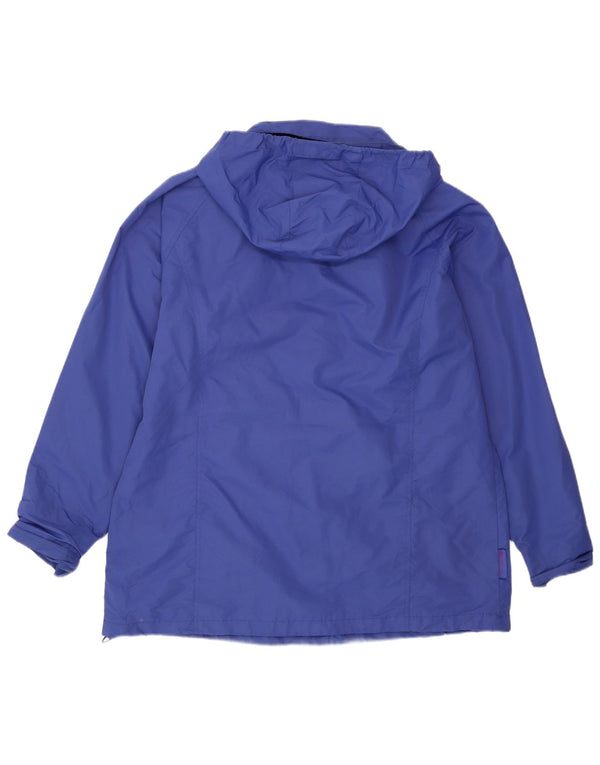 Chaqueta cortavientos con capucha para mujer Mountain Warehouse UK 40 XL Poliéster azul