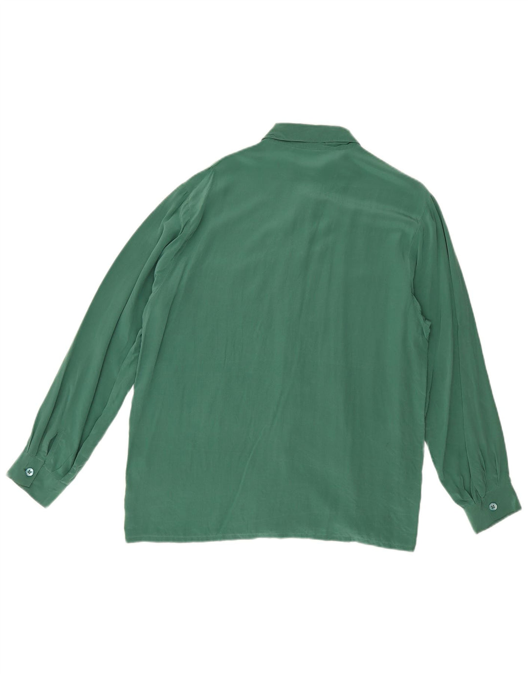 Reine Seide Blusa camisera para mujer EU 38 Seda verde medio