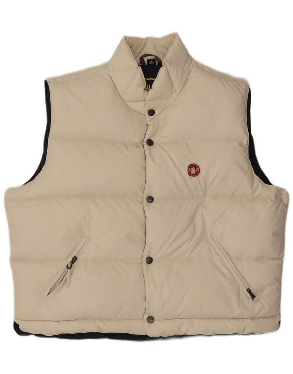 Murphy & Nye Chaleco acolchado para hombre UK 44 2XL Poliamida blanco roto