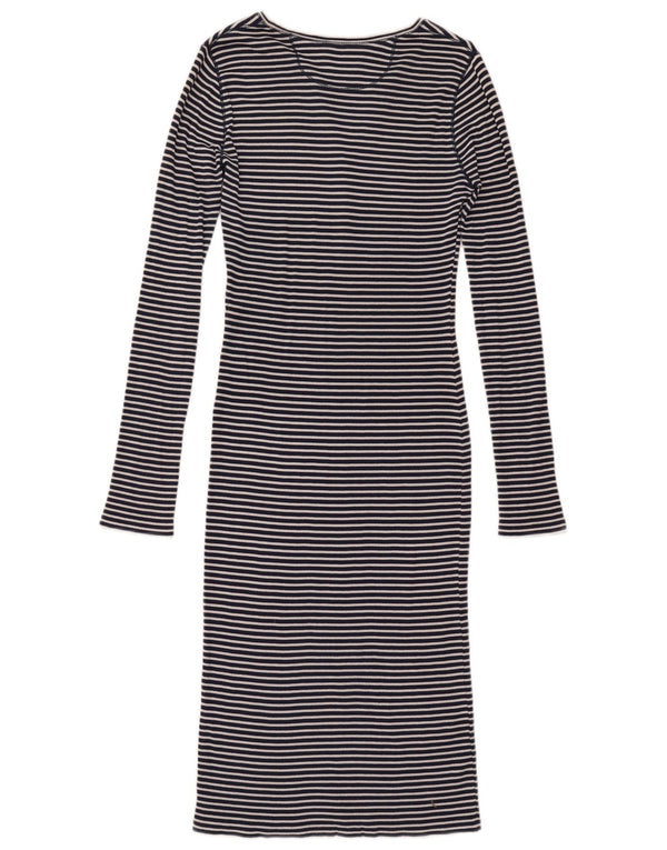 Polo Ralph Lauren Vestido tipo camiseta para mujer UK 10 Small Azul marino a rayas