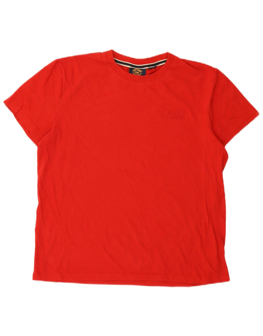 Superdry Camiseta Hombre Top XL Algodón Rojo