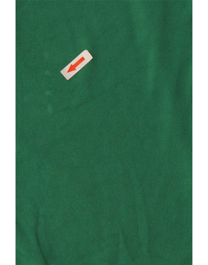 Zara Mujer Cárdigan Suéter UK 12 Rayón Verde Medio