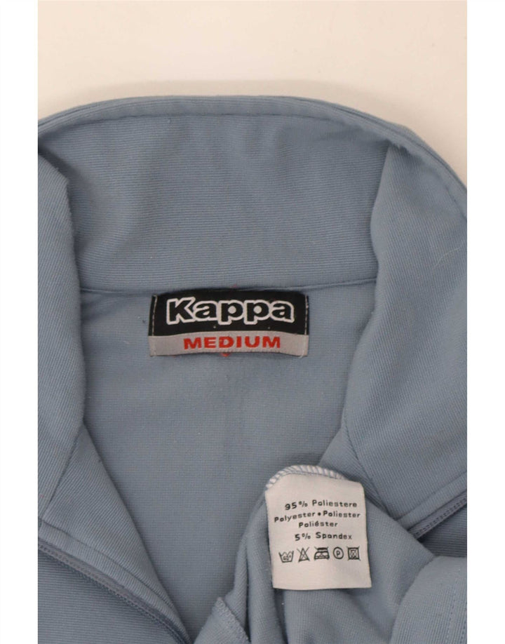 Kappa Hombre Chaqueta De Chándal Superior Poliéster Color Block Azul Medio