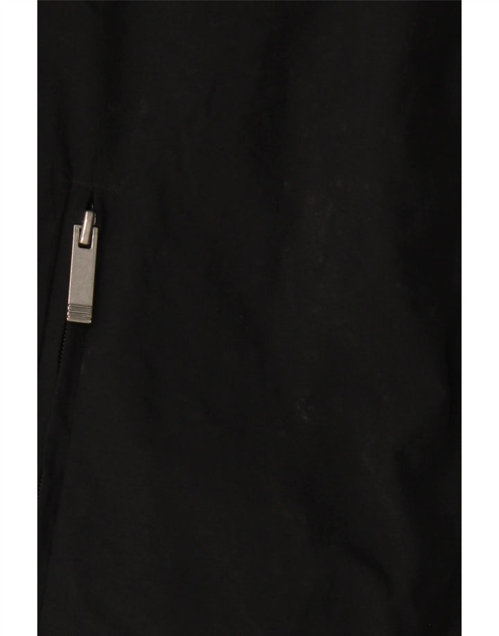 MARKS & SPENCER Chaqueta bomber para hombre UK 40 Large Poliamida negra con bloques de color