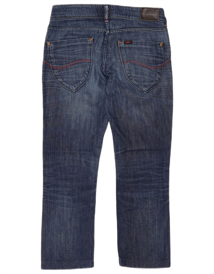 Vaqueros Lee Amy Rectos Mujer W30 L25 Algodón Azul Marino
