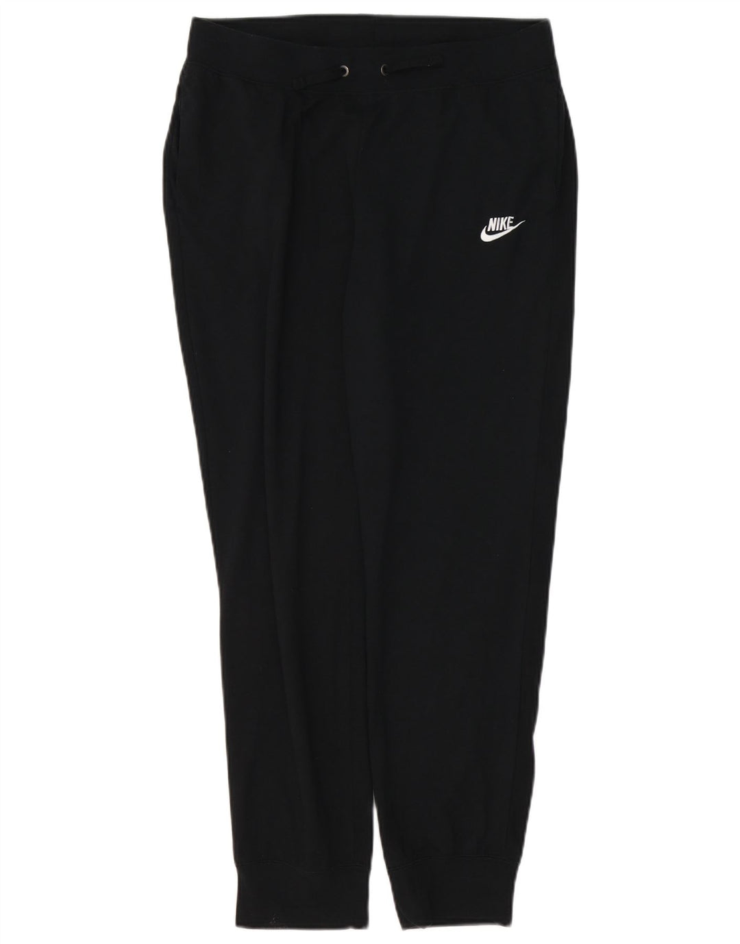 NIKE Mujer Chándal Pantalones Joggers UK 44 Mediano Negro Algodón