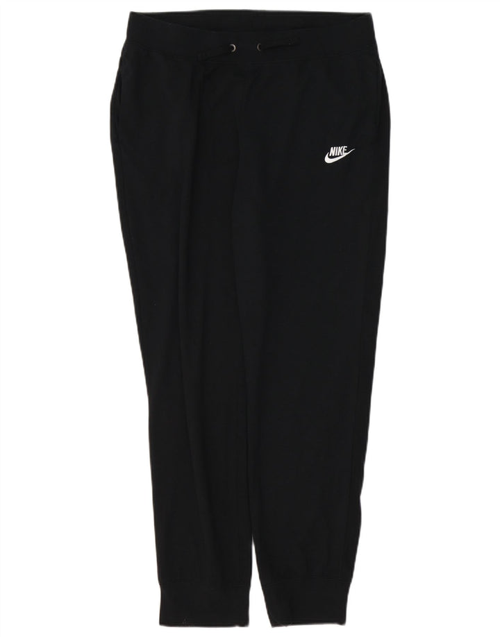 NIKE Mujer Chándal Pantalones Joggers UK 44 Mediano Negro Algodón