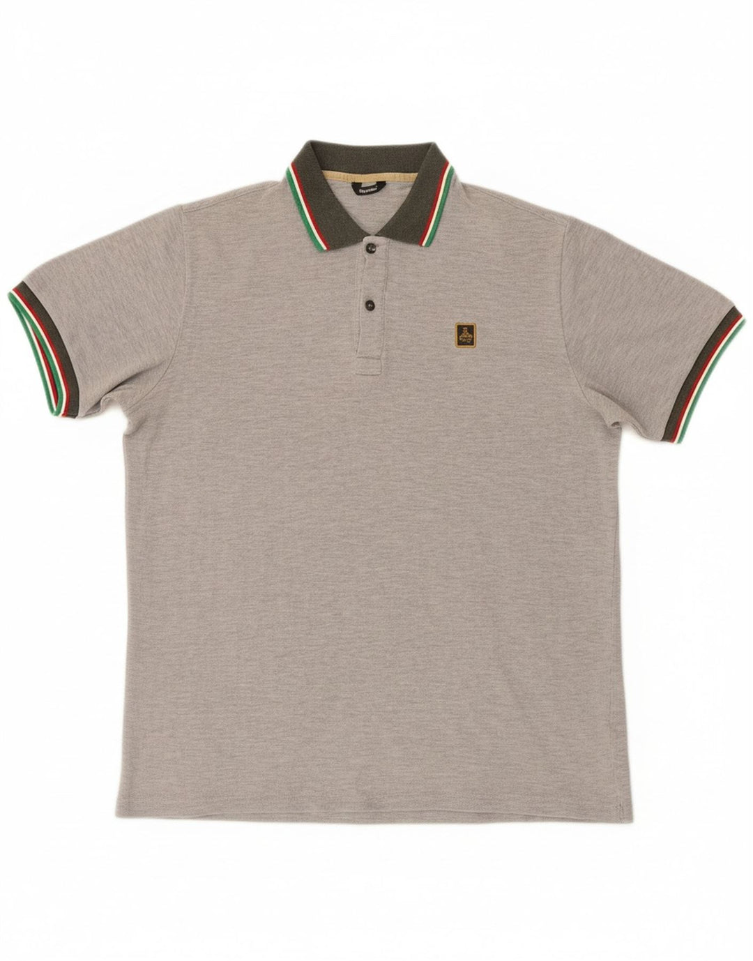 REFRIGIWEAR Mens Polo Shirt XL Grey Cotton