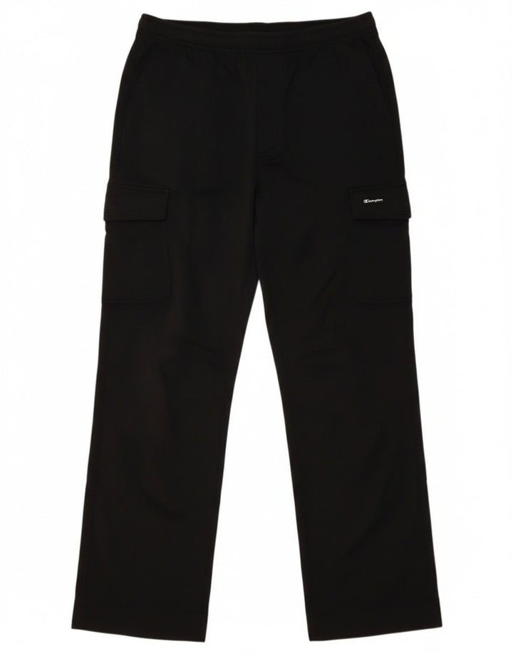 Champion Pantalones Cargo Cortavientos Hombre Negro Mediano