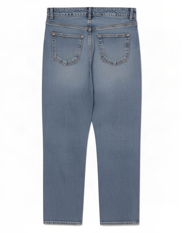 Zara Jeans Cortos Para Mujer EU 38 Small W28 L25 Algodón Azul