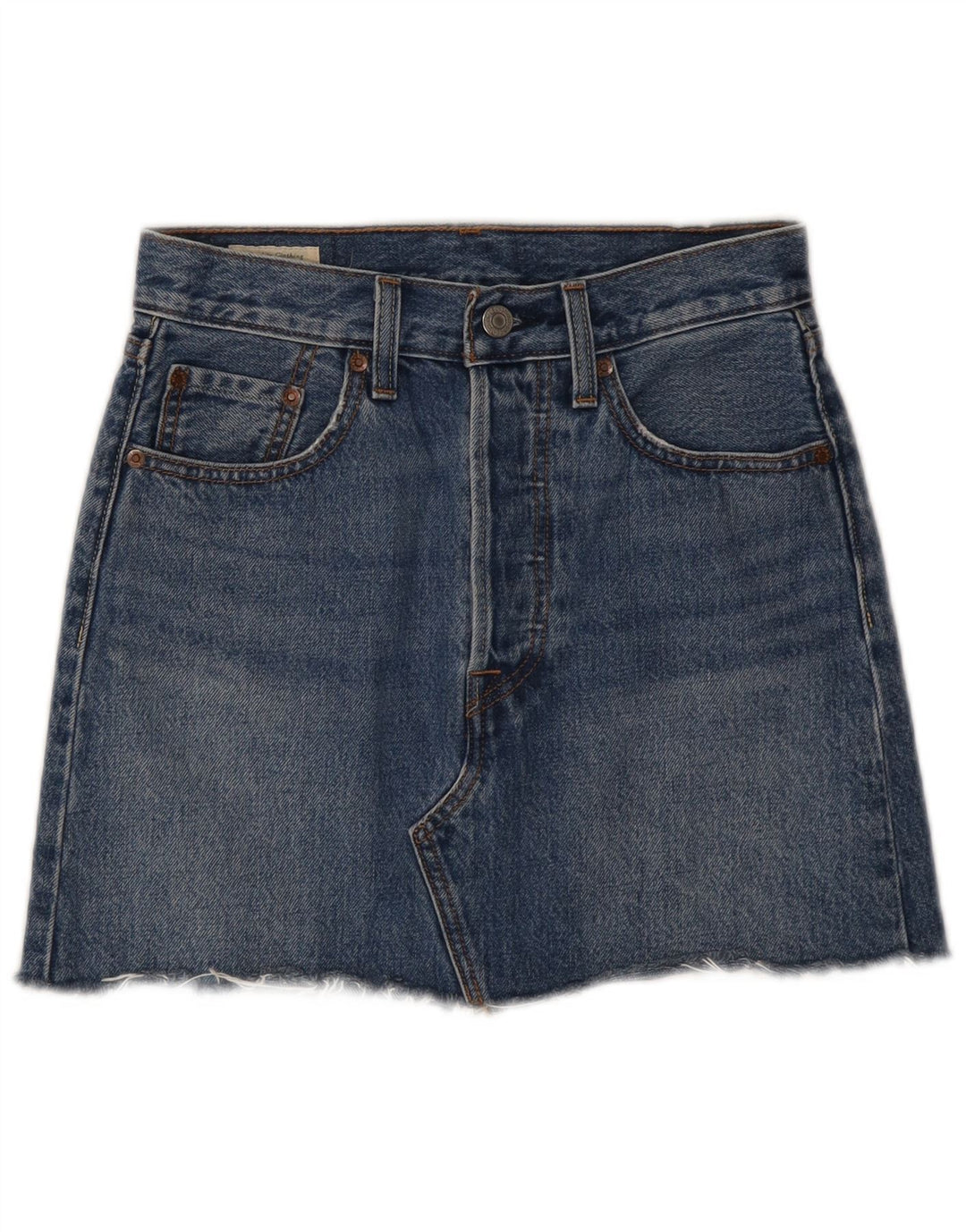 Falda Vaquera Levi's Mujer W24 XS Algodón Azul