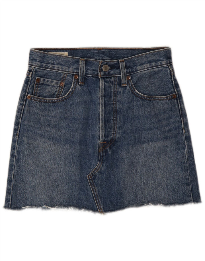 Falda Vaquera Levi's Mujer W24 XS Algodón Azul