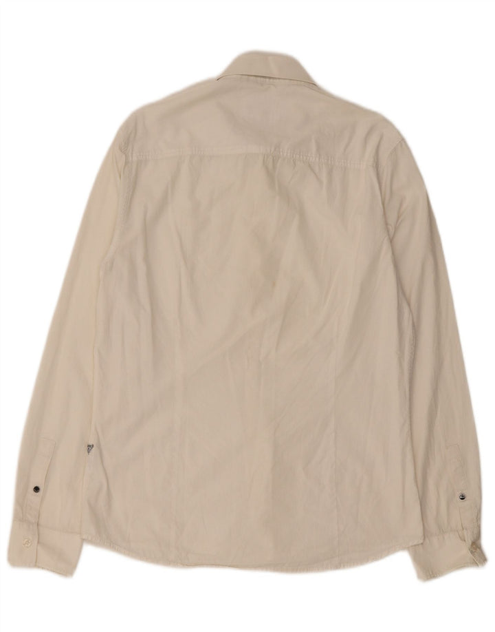 Guess Camisa Slim Fit Para Hombre Blanco Grande