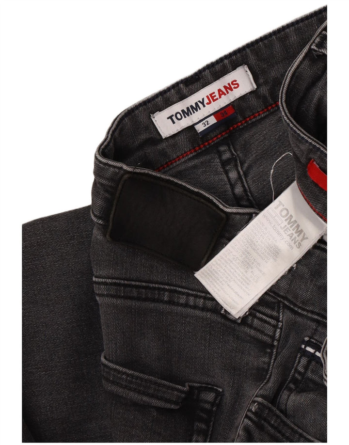 Vaqueros ajustados para mujer Tommy Hilfiger W32 L34 Algodón negro