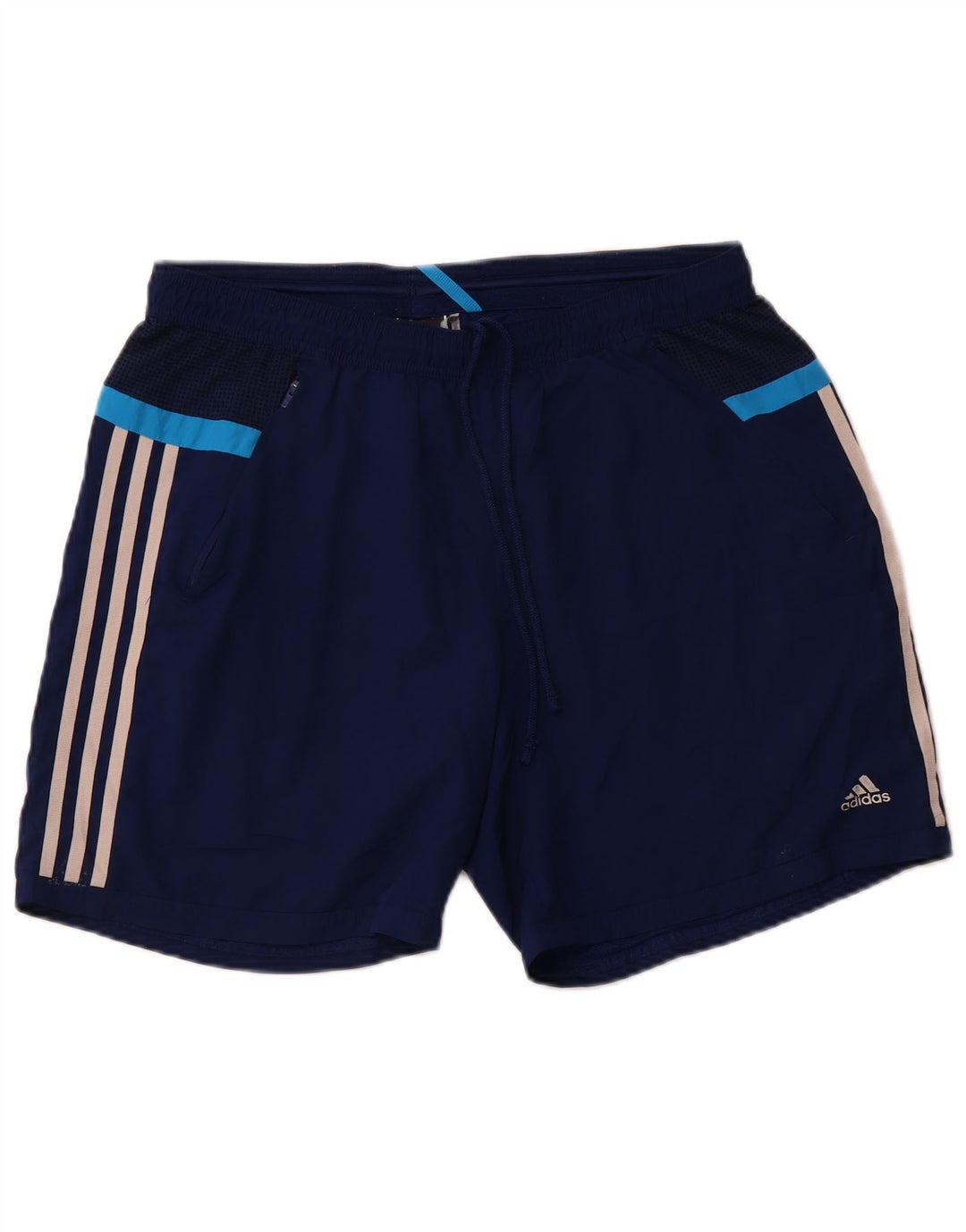 ADIDAS Mujer Climacool Sport Shorts UK 40 Grande Poliéster Azul