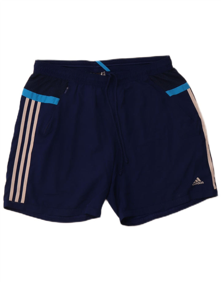 ADIDAS Mujer Climacool Sport Shorts UK 40 Grande Poliéster Azul