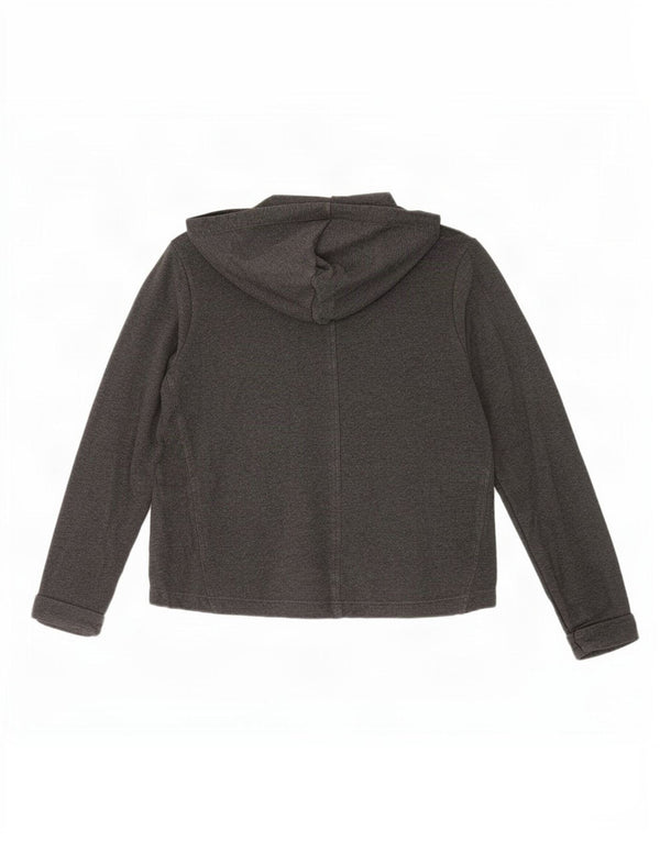 Champion Heritage Fit Sudadera con capucha y cremallera para mujer UK 10 Small Gris Algodón