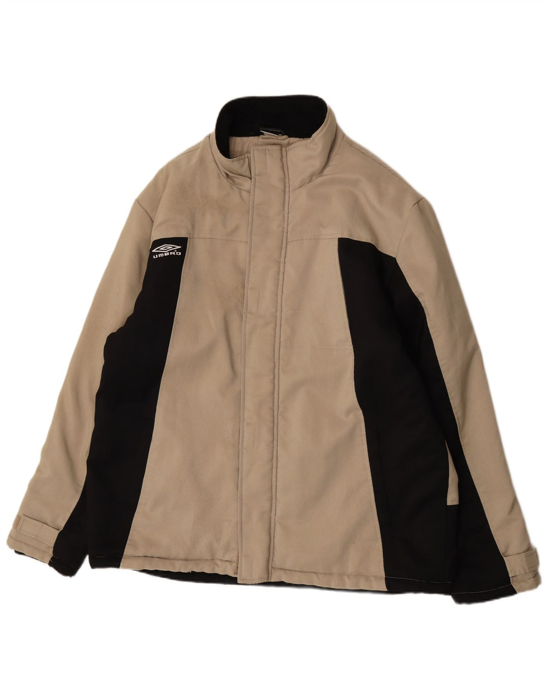 Chaqueta cortavientos para mujer Umbro UK 44 2XL Nylon color block beige