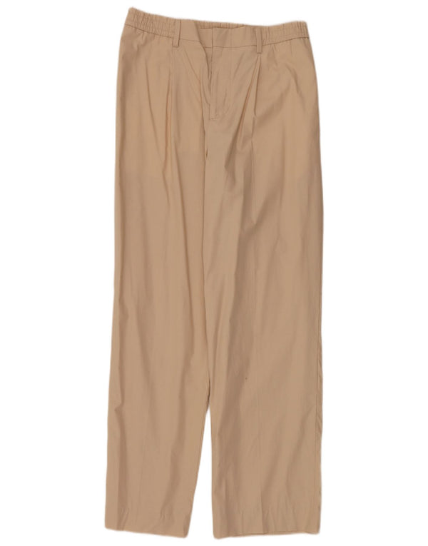 Zara Hombre Pantalón Chino De Pierna Ancha Mediano W31 L30 Beige