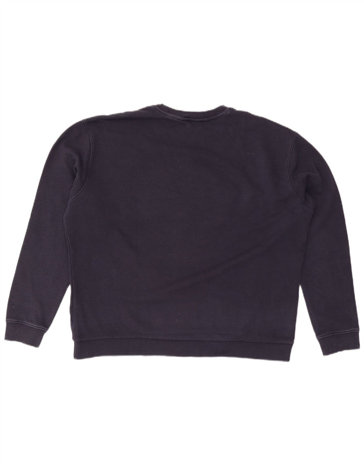 TED BAKER Sudadera extragrande para mujer talla 4 grande azul marino floral