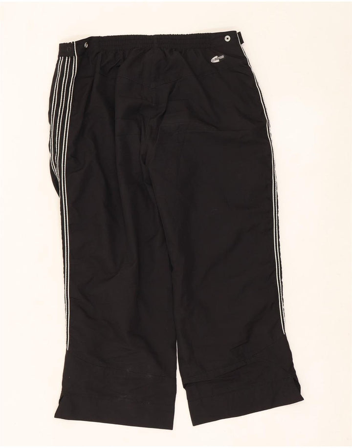 Adidas - Pantalones de chándal capri a prueba de clima para mujer, talla 10, color negro