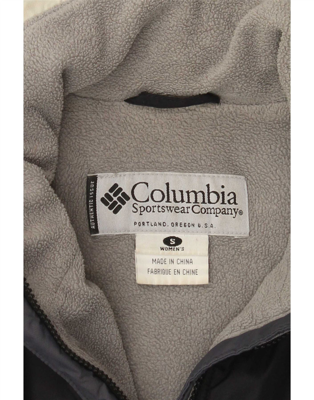 Columbia Chaqueta de esquí para mujer UK 10 Small Azul marino Colorblock