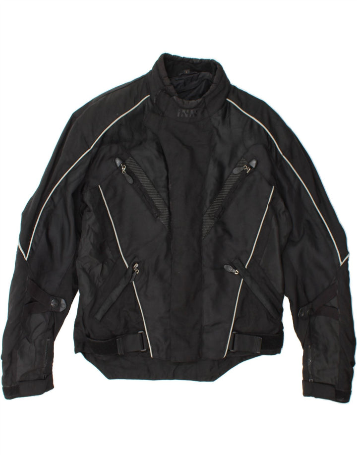 IXS Mens Graphic Racer Jacket UK 40 Large Black Polyamide Vintage IXS and Second-Hand IXS from Messina Hembry 