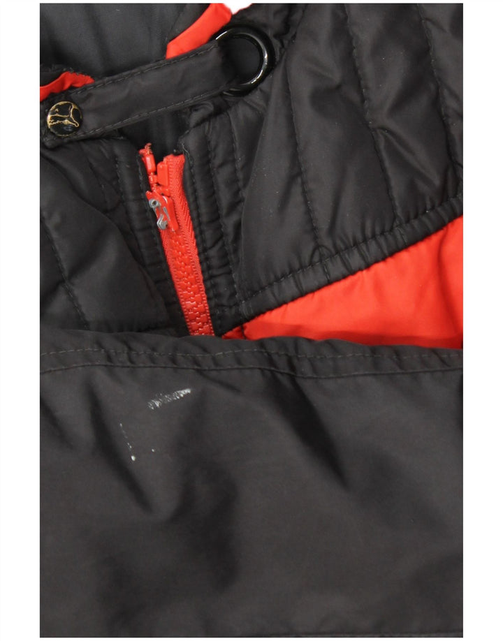 PUMA Chaqueta acolchada para hombre UK 38 Medium Black Colourblock