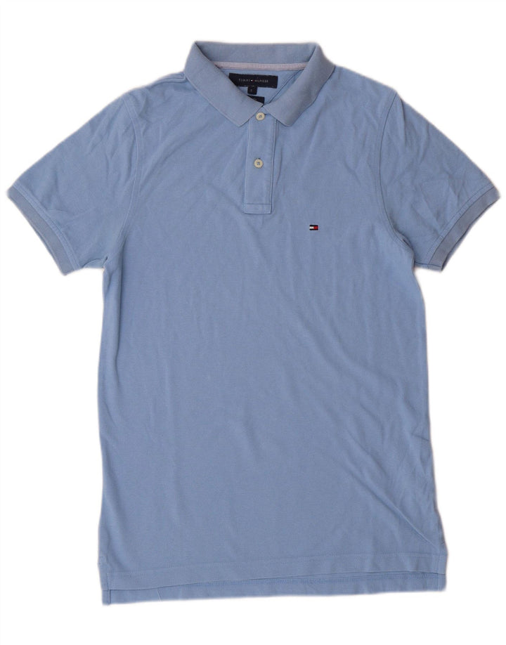 Polo Tommy Hilfiger Hombre Pequeño Algodón Azul
