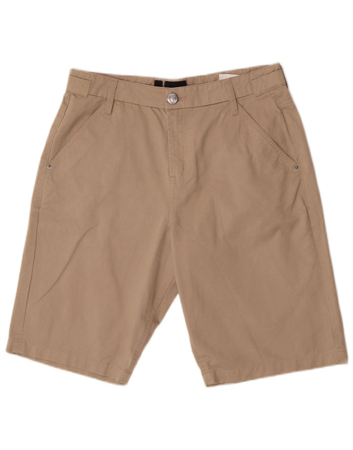 Ben Sherman Pantalones cortos chinos para hombre W32 Algodón beige medio