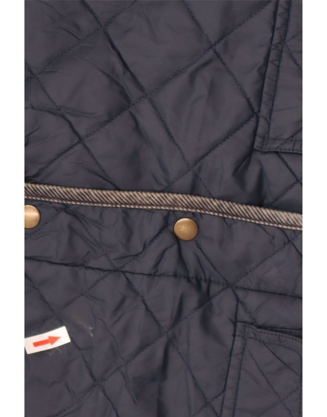Jack Wills Chaqueta acolchada con capucha para mujer UK 8 Small Azul marino Nylon