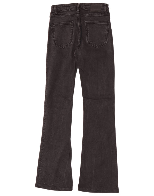 Zara Jeans Acampanados Para Mujer EU 38 Small W28 L32 Negro