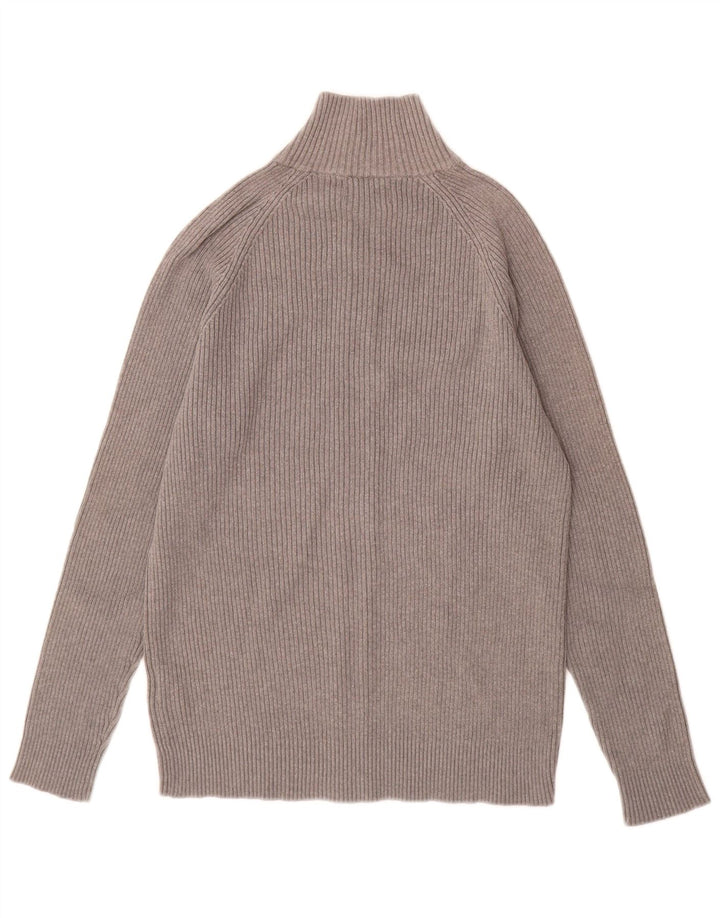 Jack & Jones Hombre Cárdigan Suéter De Algodón Gris Medio