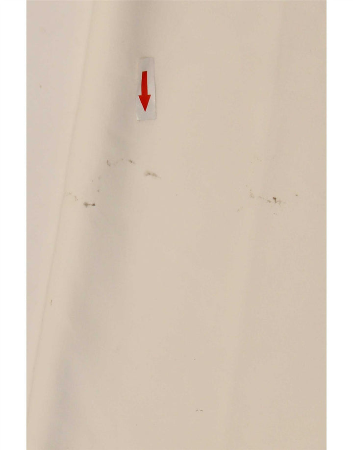 Zara Mujer Pantalón Casual Bootcut XL W32 L32 Blanco