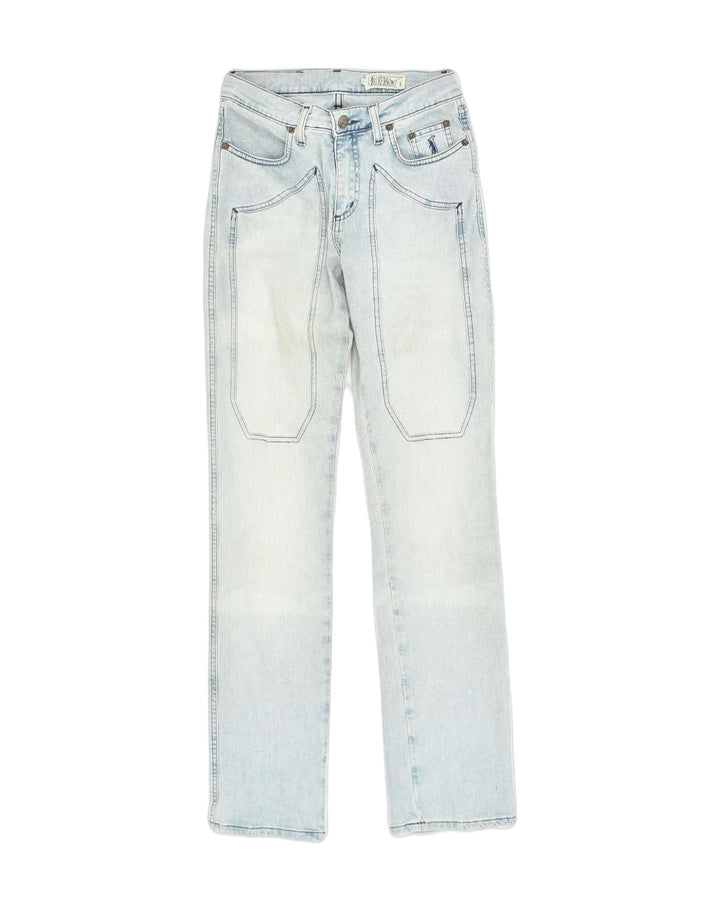 JECKERSON Womens Straight Jeans W27 L32  Blue Cotton | Vintage Jeckerson | Thrift | Second-Hand Jeckerson | Used Clothing | Messina Hembry 