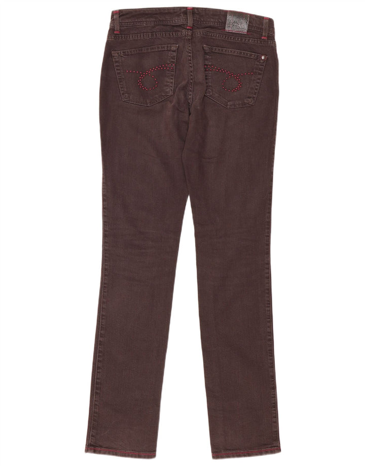Vaqueros Trussardi Mujer Slim W30 L33 Marrón Algodón