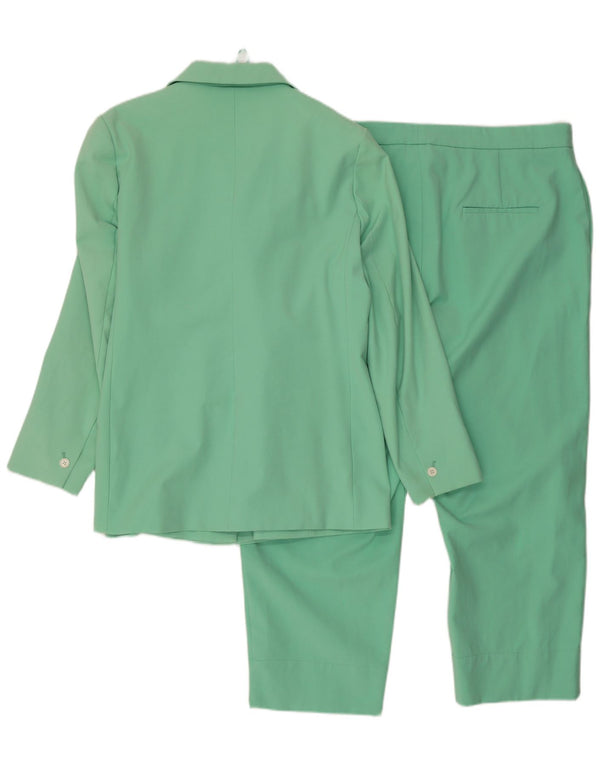 Marks & Spencer Traje de 2 piezas con doble botonadura para mujer UK 20 2XL W42 L26 Verde