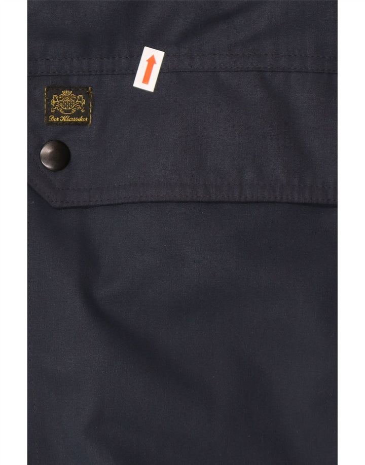 VINTAGE Mens Bomber Jacket IT 54 2XL Navy Blue Vintage Vintage and Second-Hand Vintage from Messina Hembry 