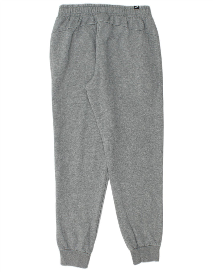 PUMA Pantalones de chándal para hombre Joggers de algodón gris medio