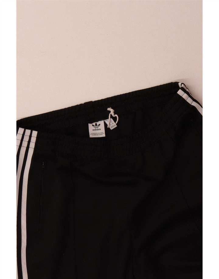 ADIDAS Pantalones de chándal para mujer UK 12 Mediano Negro Poliéster
